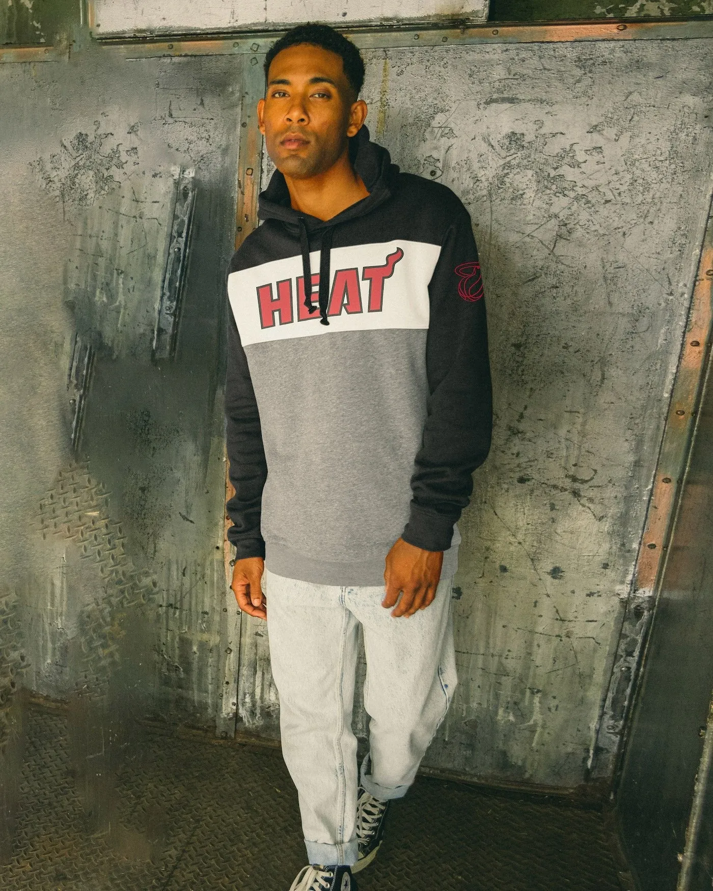 NBA Miami Heat Colorblock Hoodie