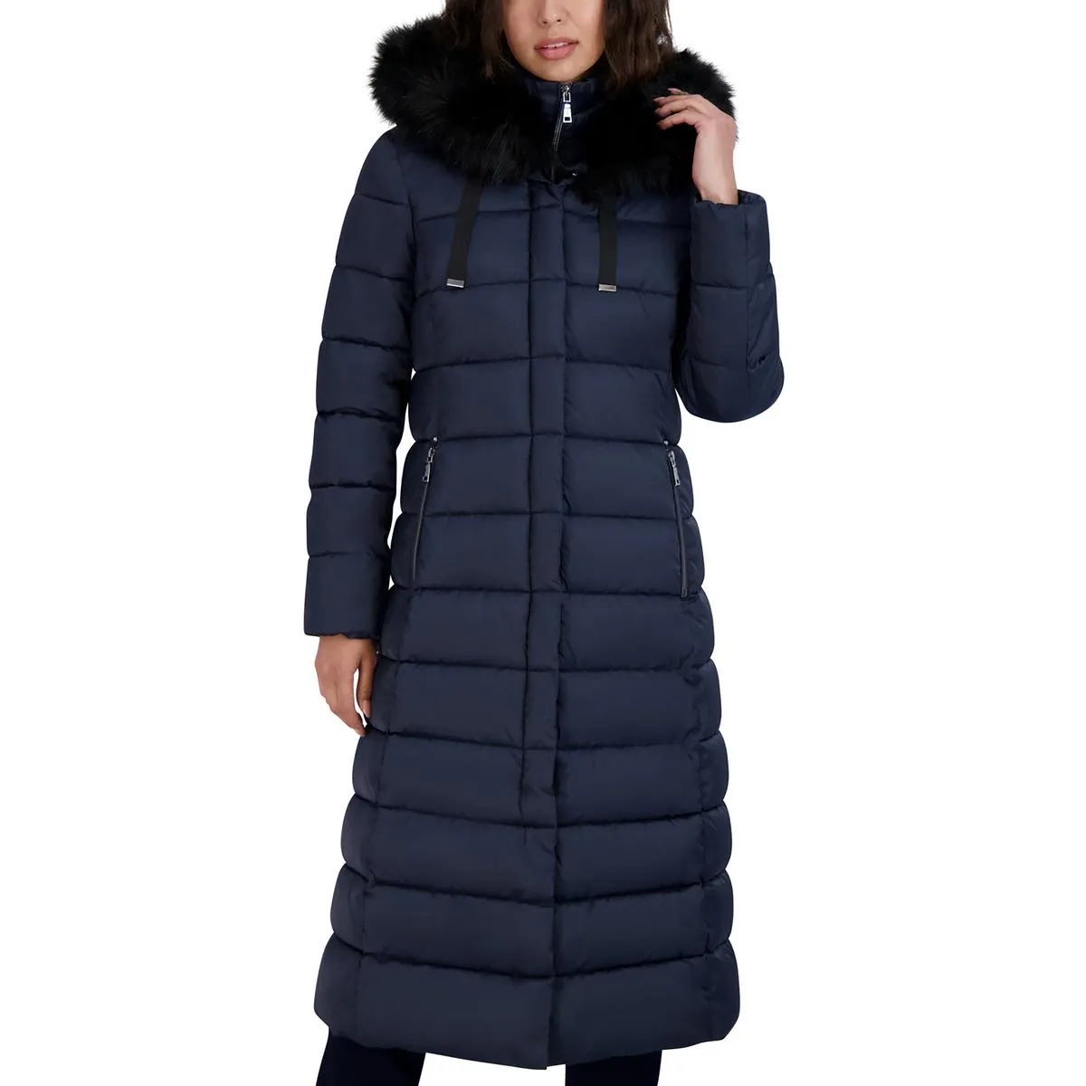 Nellie Womens Puffer Maxi Parka Coat