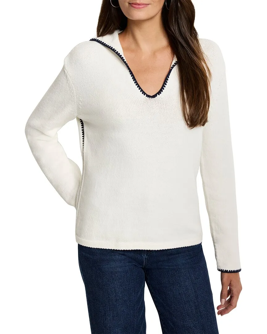 NIC   ZOE Blanket Stitch Getaway Sweater