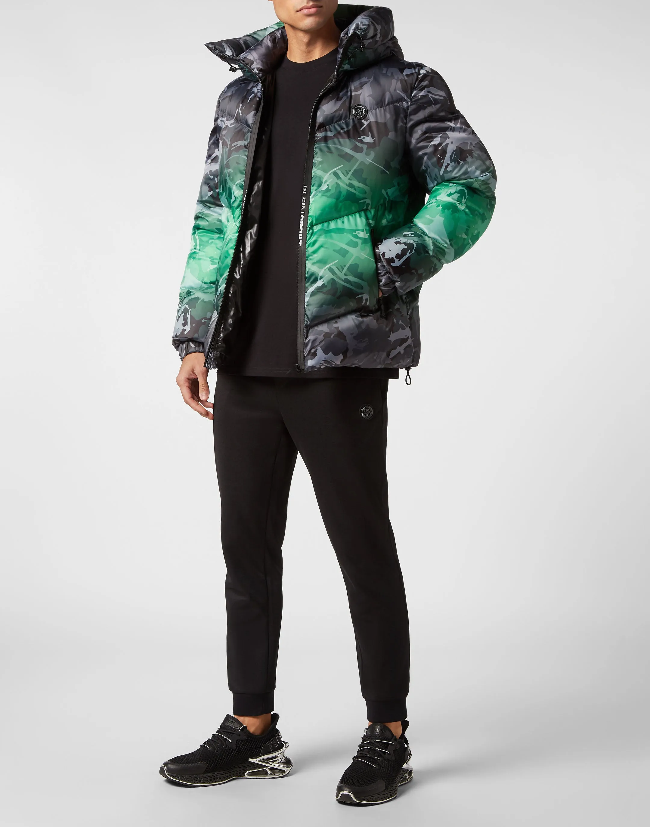 Nylon Padded Jacket Neon Amazon Edition (Camouflage)