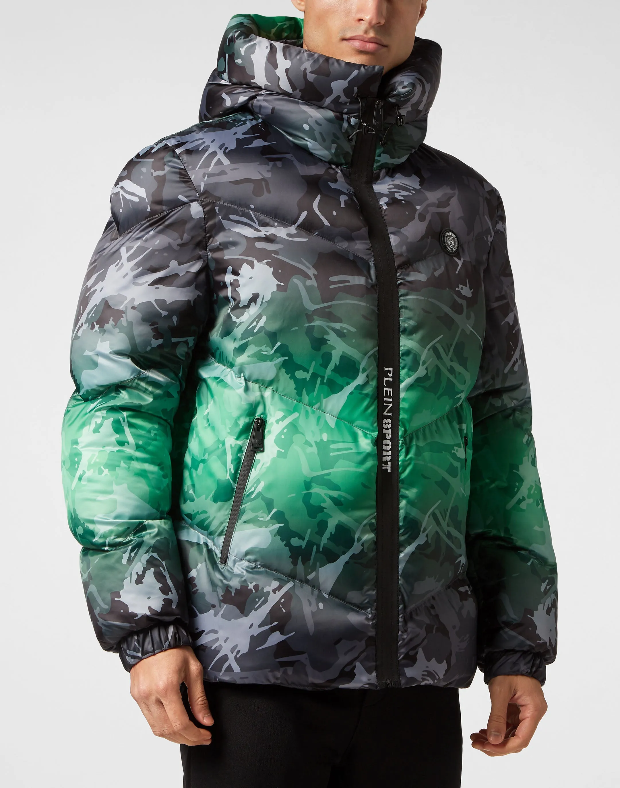 Nylon Padded Jacket Neon Amazon Edition (Camouflage)