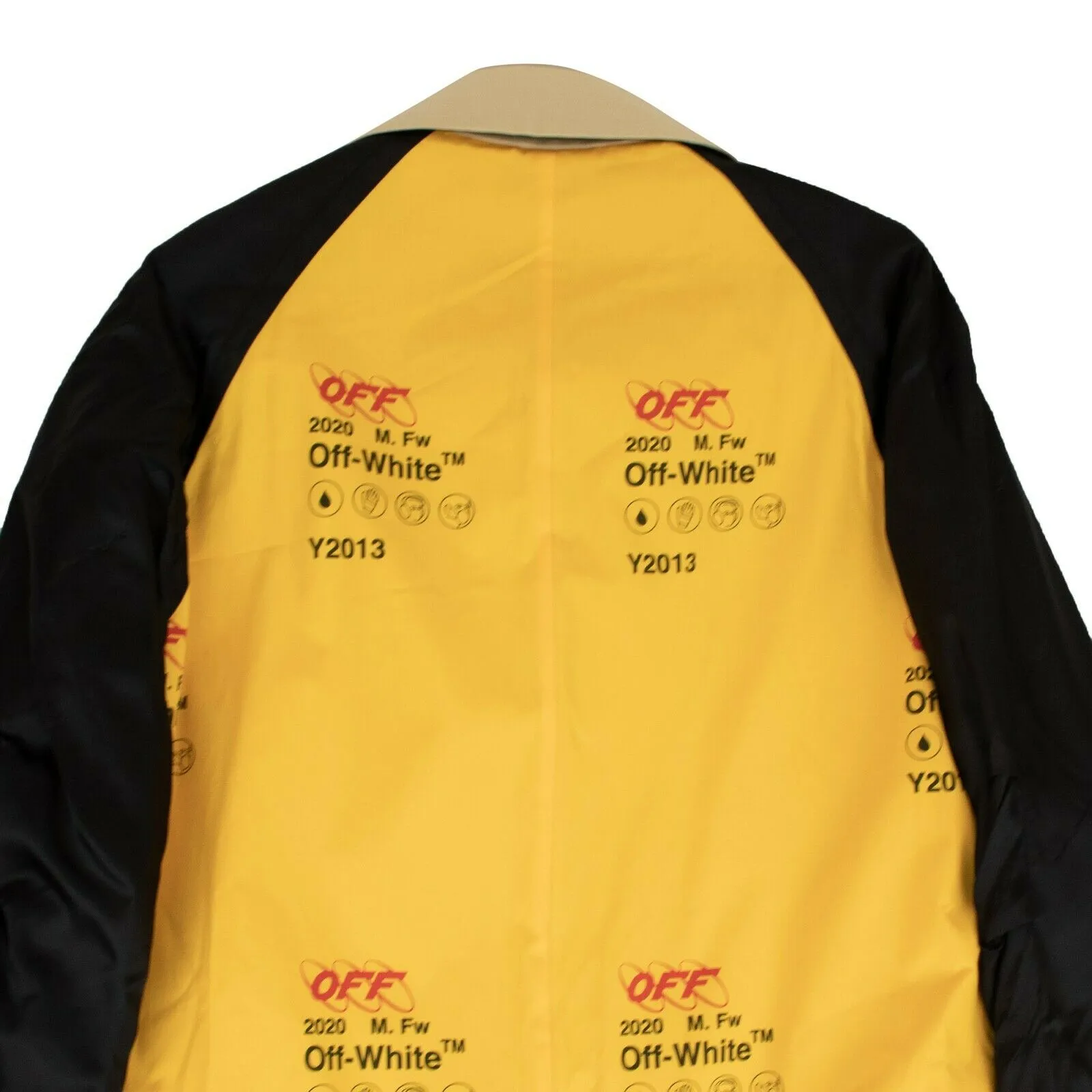 Off-White C/O Virgil Abloh Industrial Trench Coat - Yellow