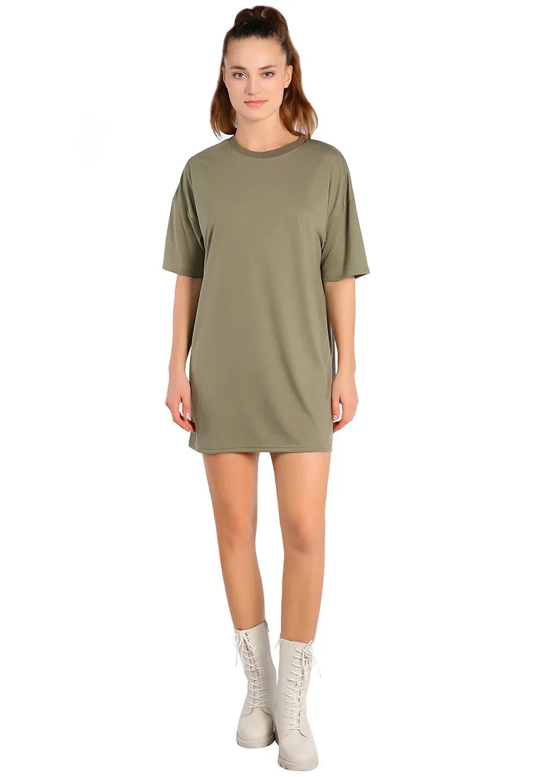 over sized varsity graphic tee top