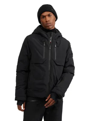 Pajar Men’s Elias Mixed Media Ski Jacket with Fixed Hood