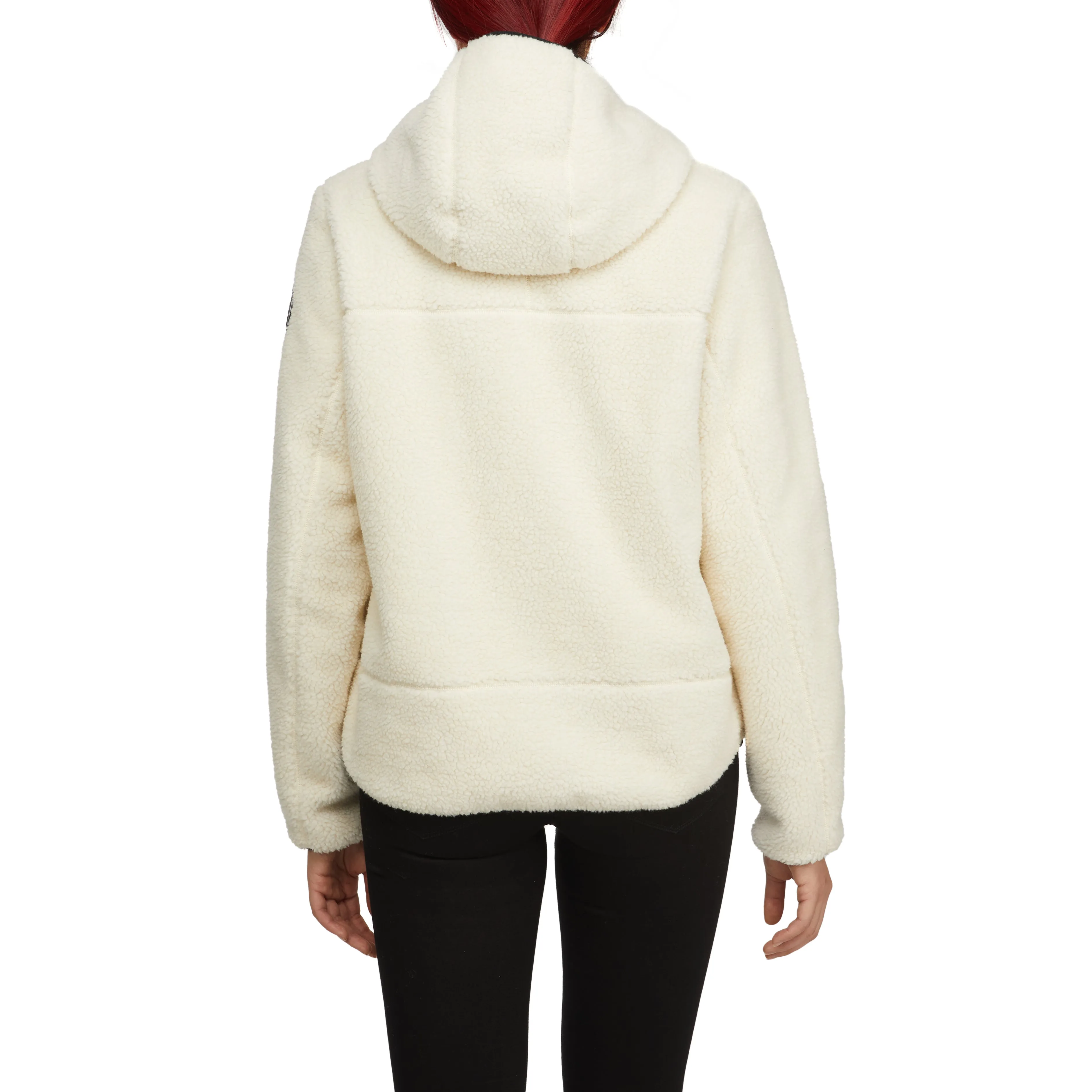 Pajar Women's Blakely Boyfriend Fit Sherpa Jacket with Fixed Hood