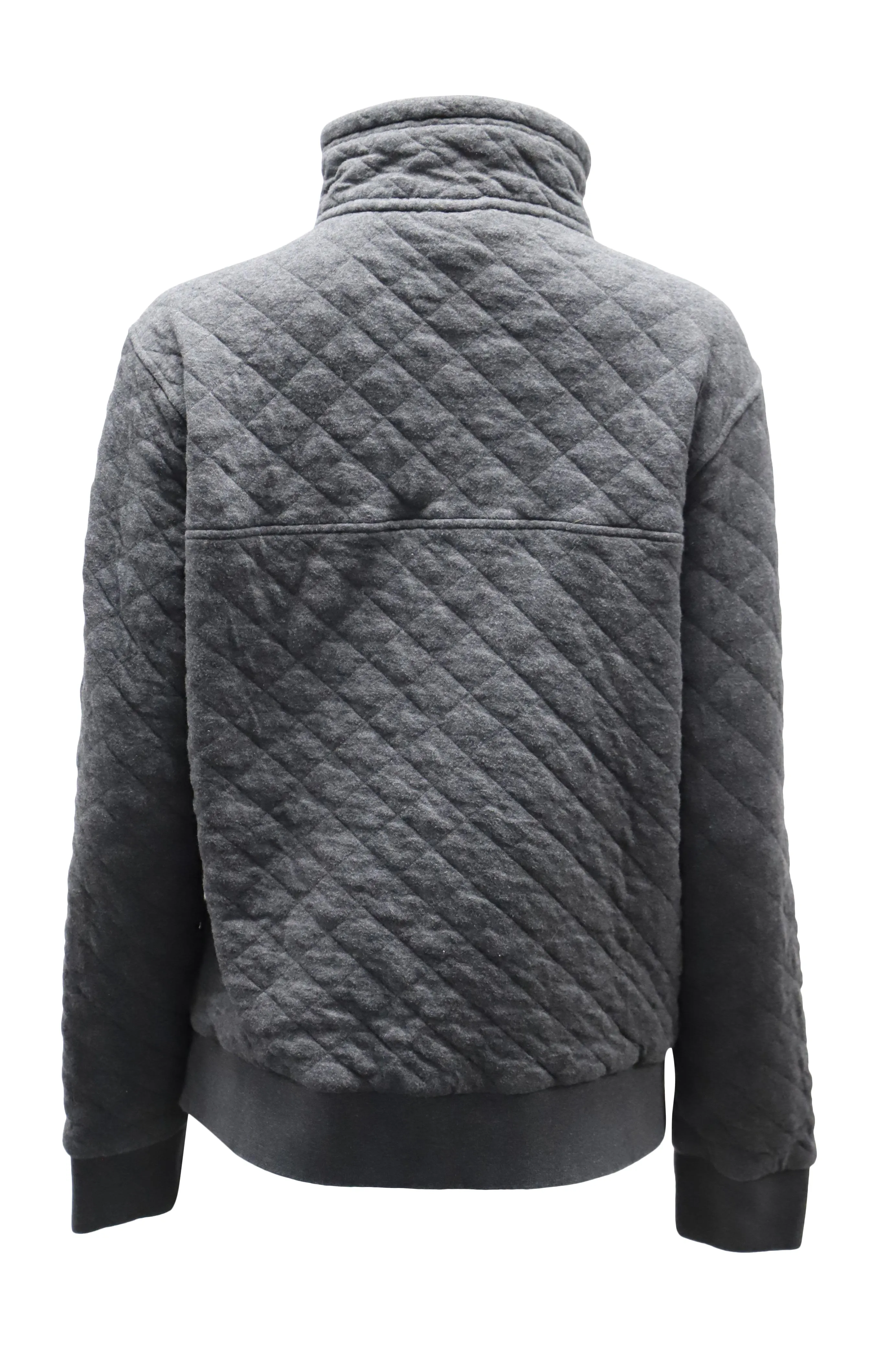 Patagonia Quilt Snap-T Pullover in Grey Cotton