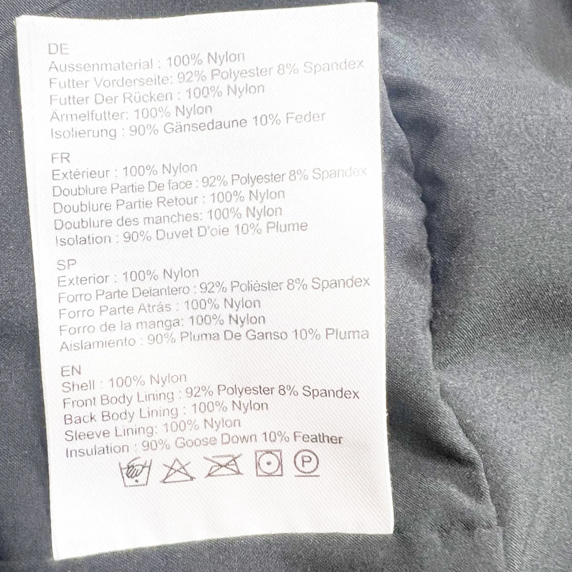 Perfect Moment Nevada Padded Jacket in Silver Nylon