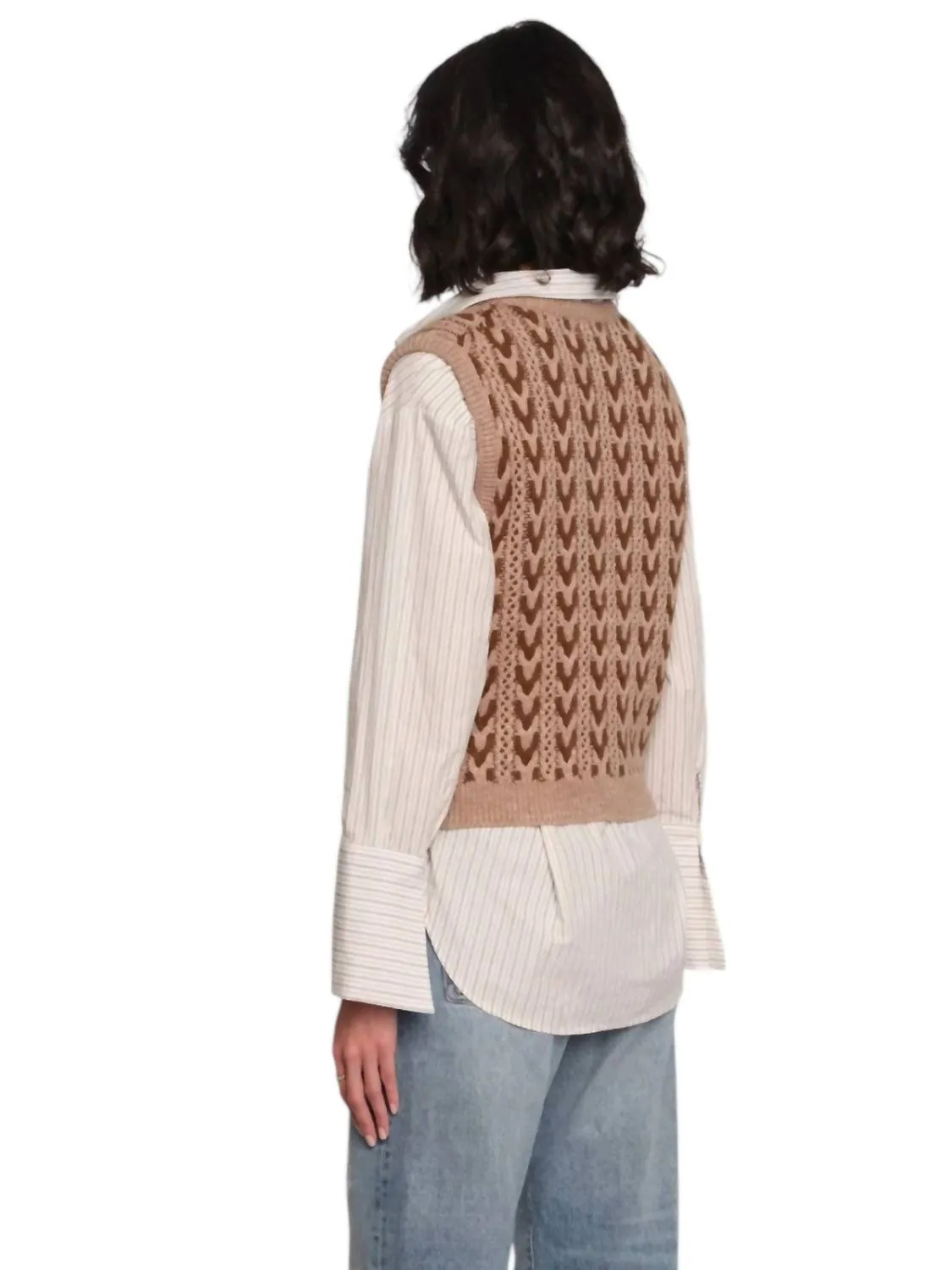 Phoenix Vest In Tan