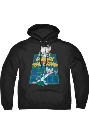 Pinky And The Brain Ol Standard Adult Pull Over Hoodie / Hooded Sweatshirt