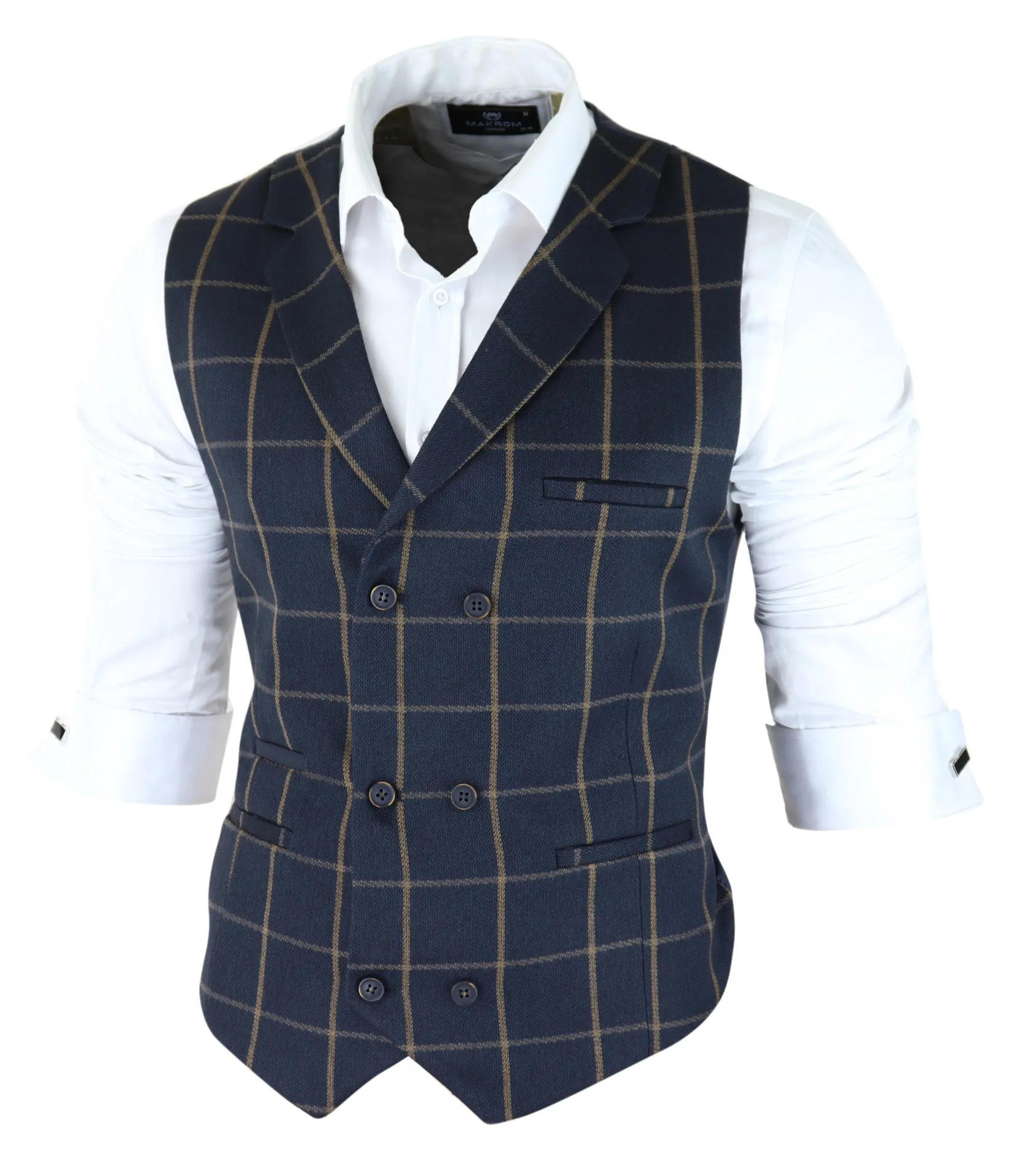 Prince Of Wales Check Waistcoat