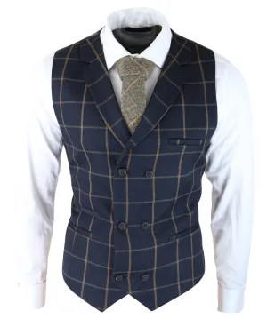 Prince Of Wales Check Waistcoat