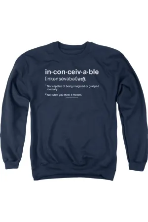Princess Bride Definition Adult Crewneck Sweatshirt