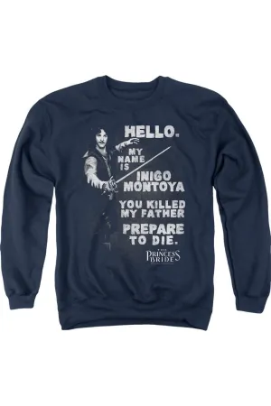 Princess Bride Hello Again Adult Crewneck Sweatshirt