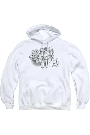 Princess Bride Not A Witch Adult Pull Over Hoodie