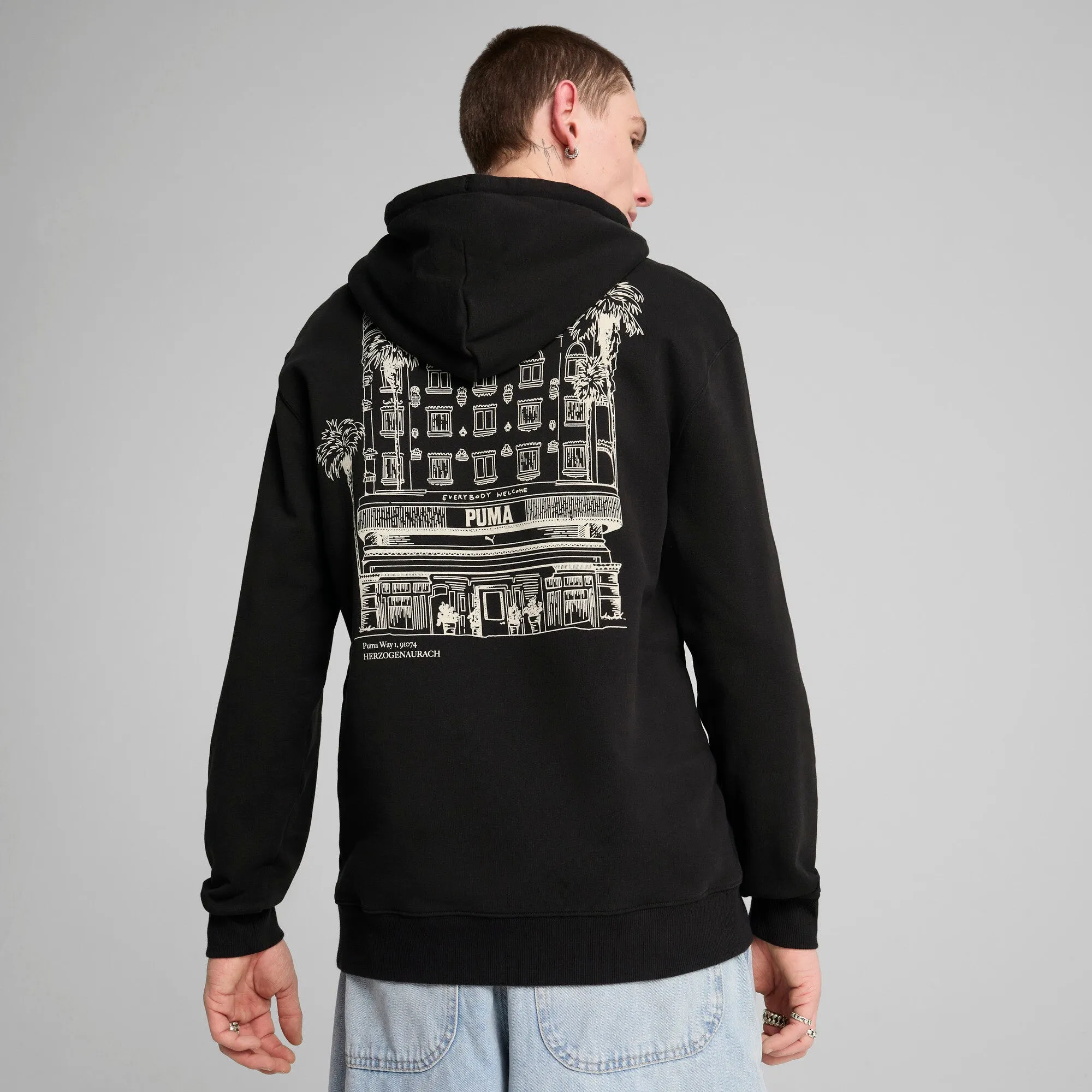 PUMA Men's GRAPHICS Hotel Hoodie