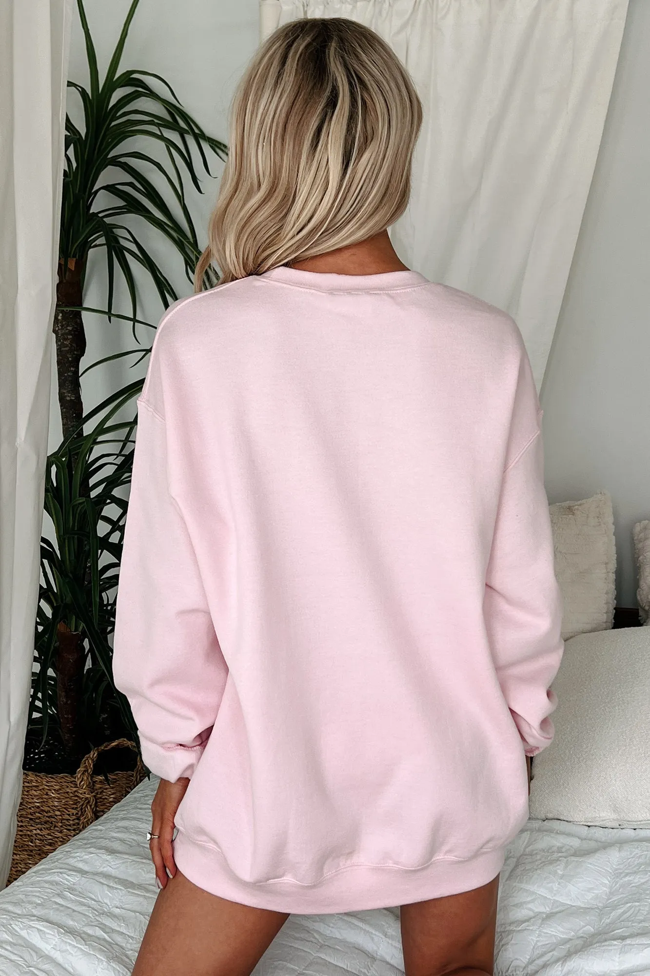 "Beverly Hills Rodeo Club" Graphic Crewneck (Light Pink)