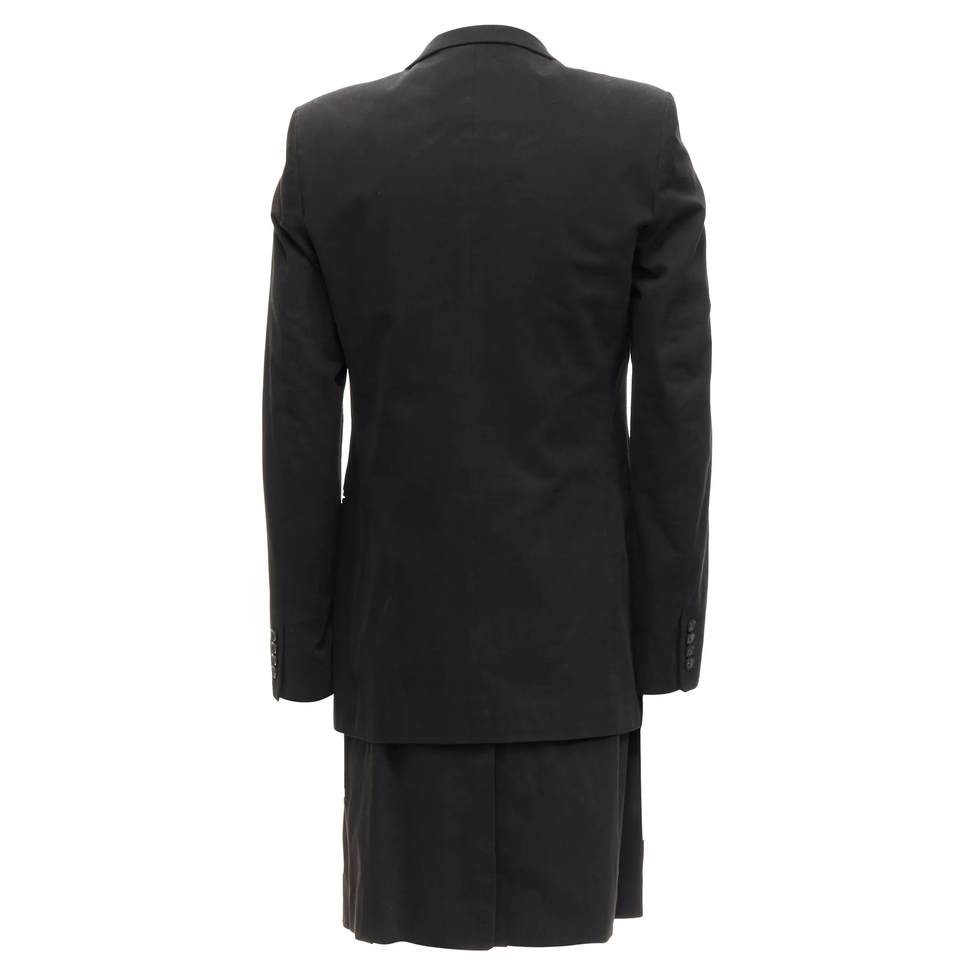 Raf Simons cotton detachable laye longline coat jacket