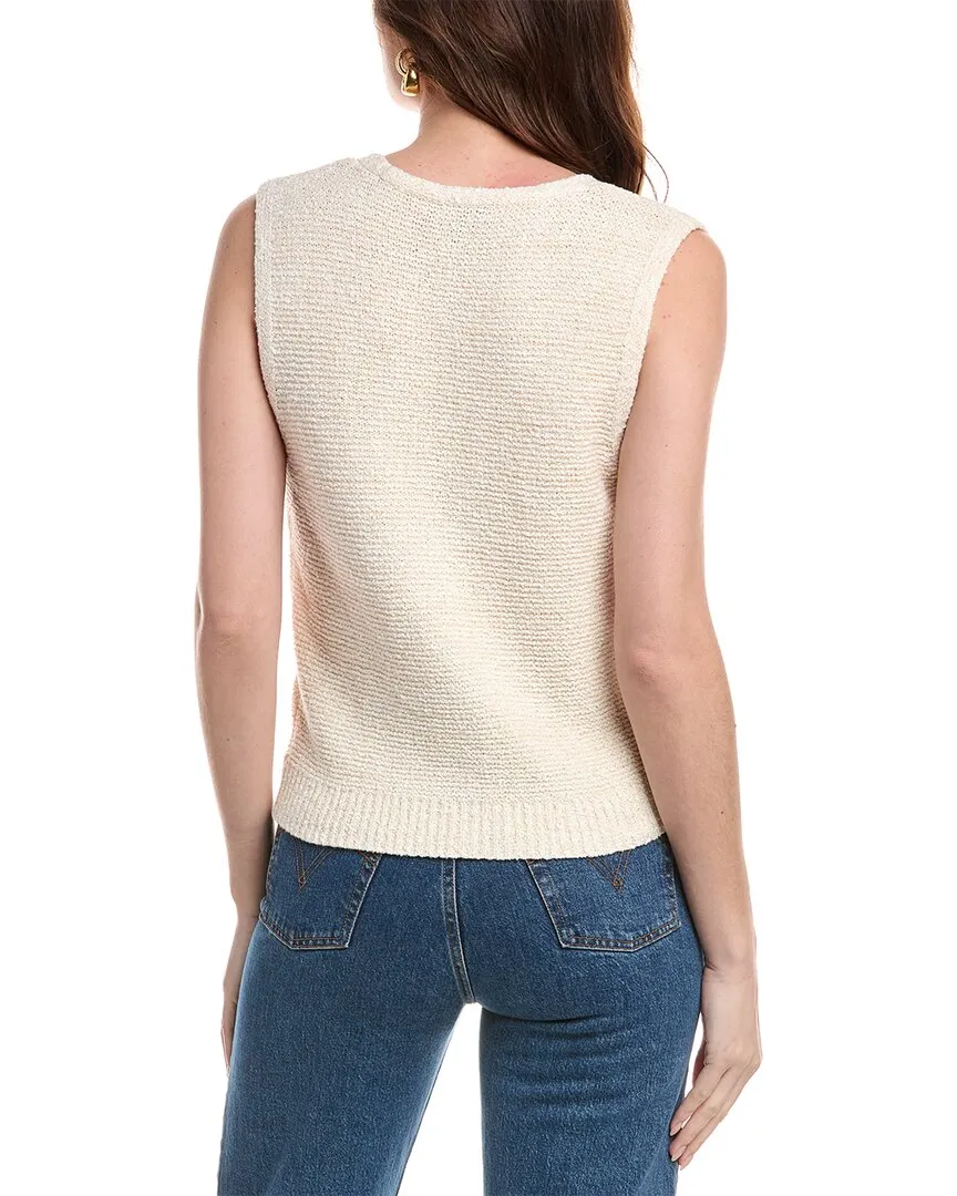 rag & bone Jackie Linen-Blend Sweater Vest