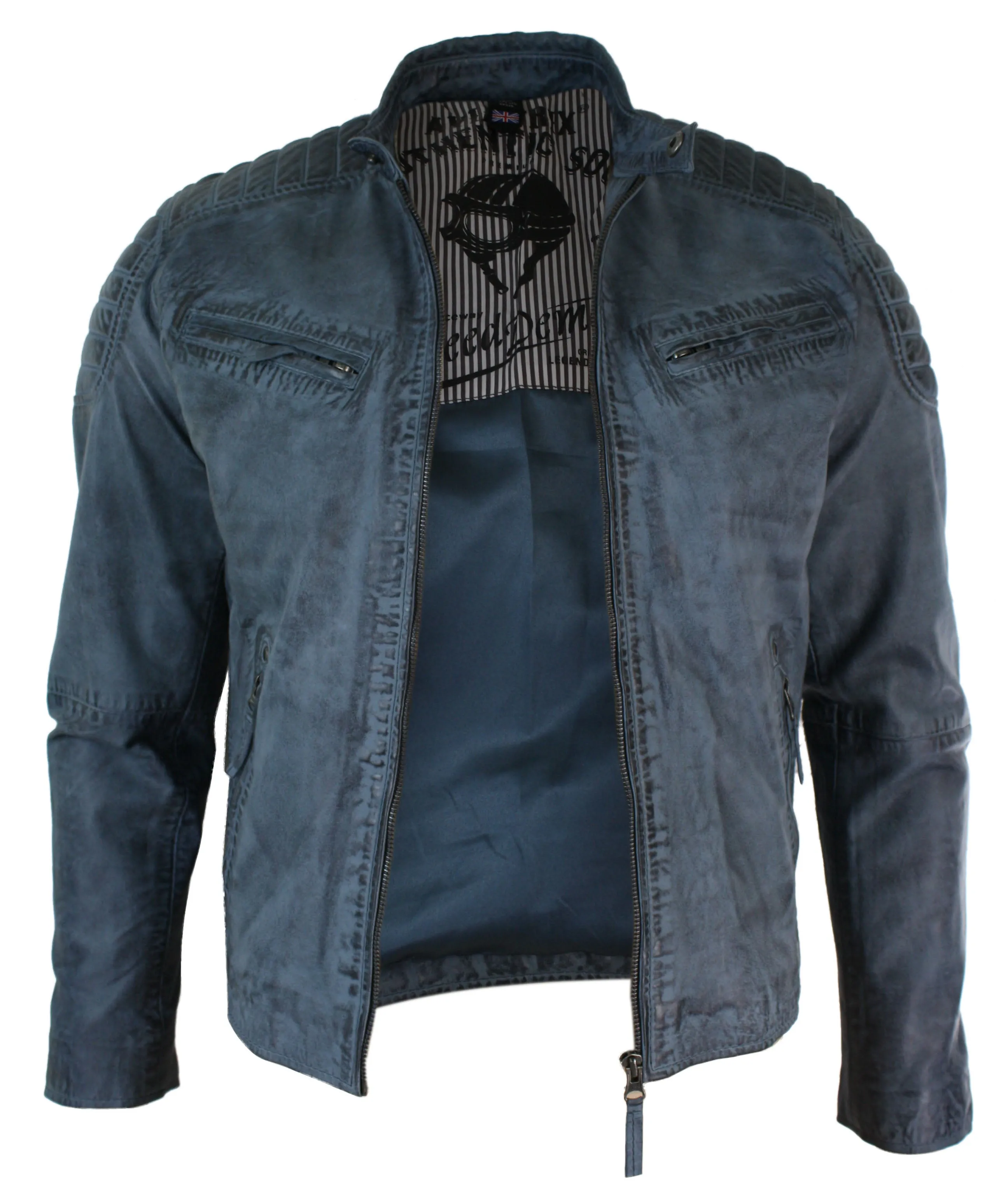 Real Leather Biker Jacket