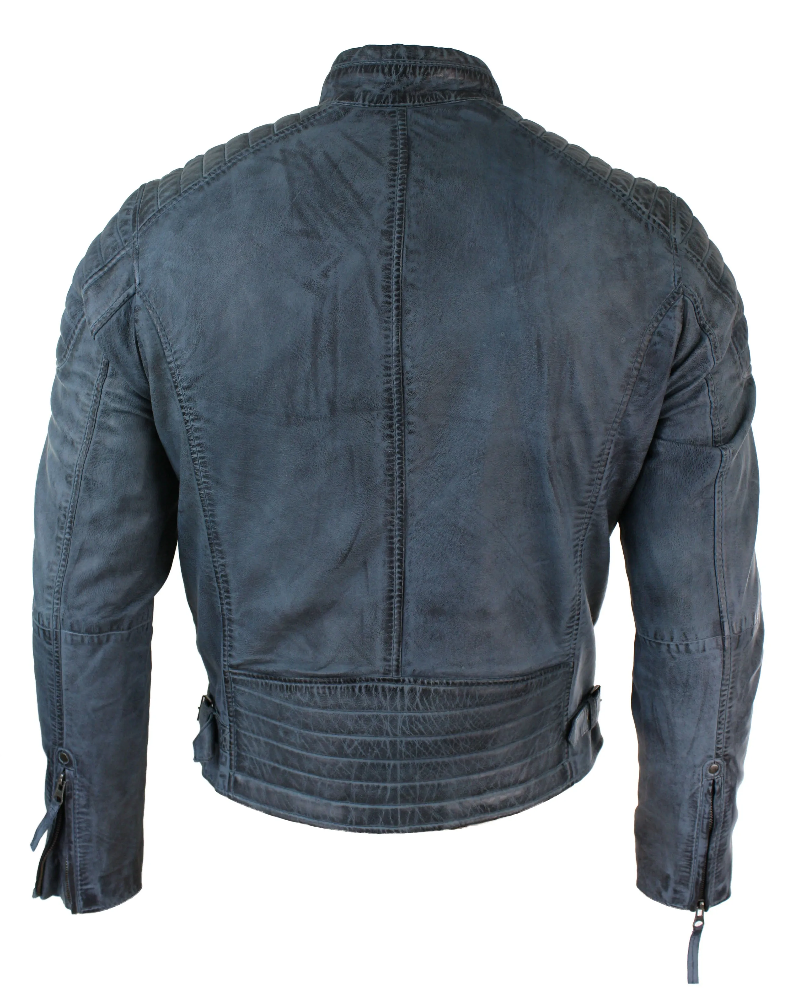Real Leather Biker Jacket