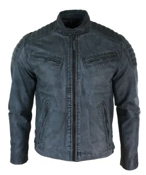 Real Leather Biker Jacket
