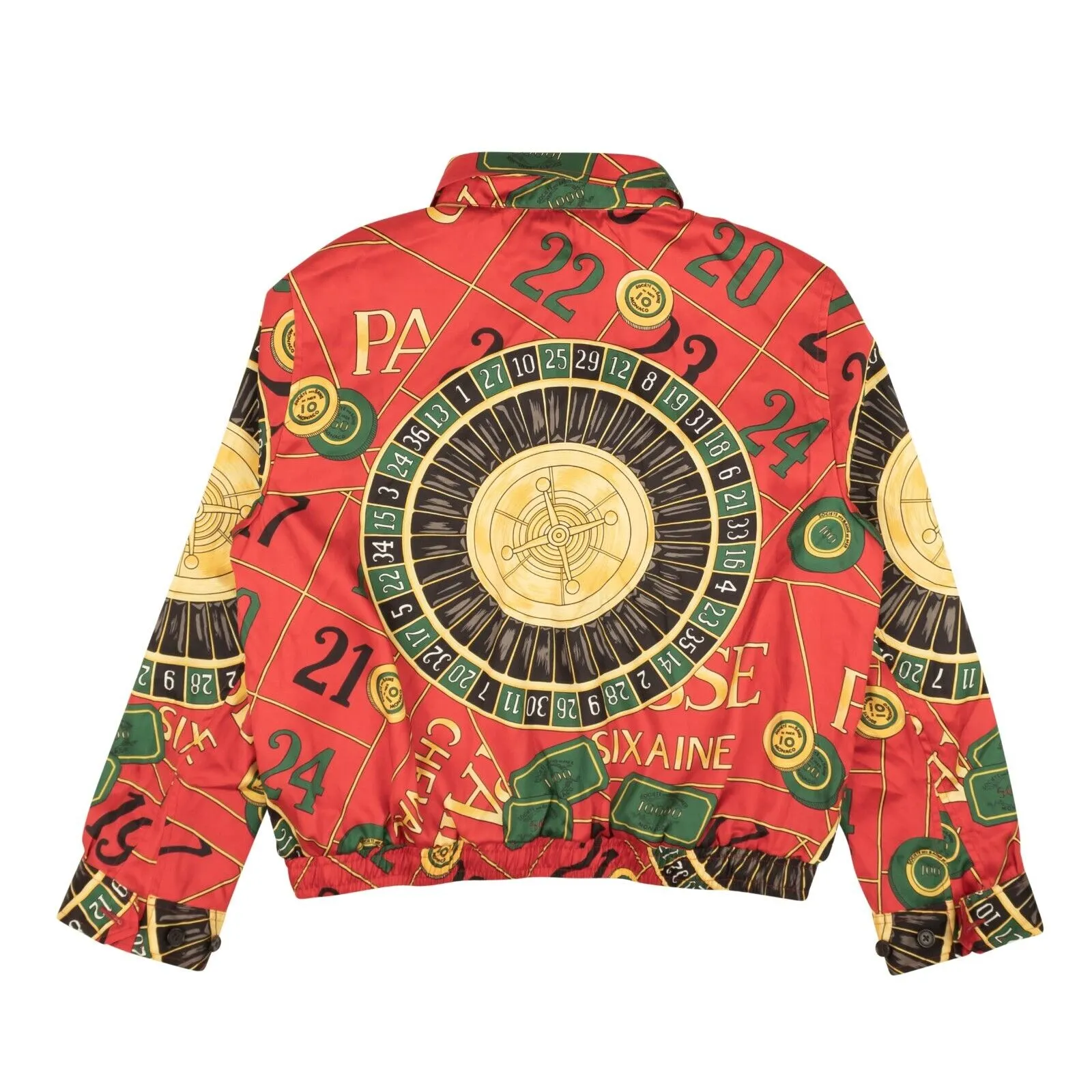 Red Classic Harrington Bomber Jacket