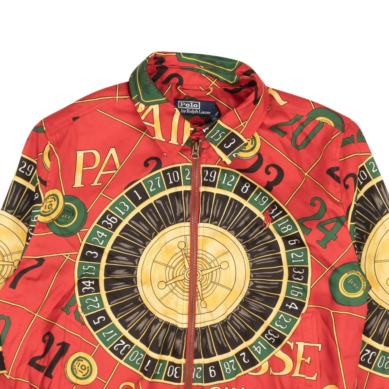 Red Classic Harrington Bomber Jacket