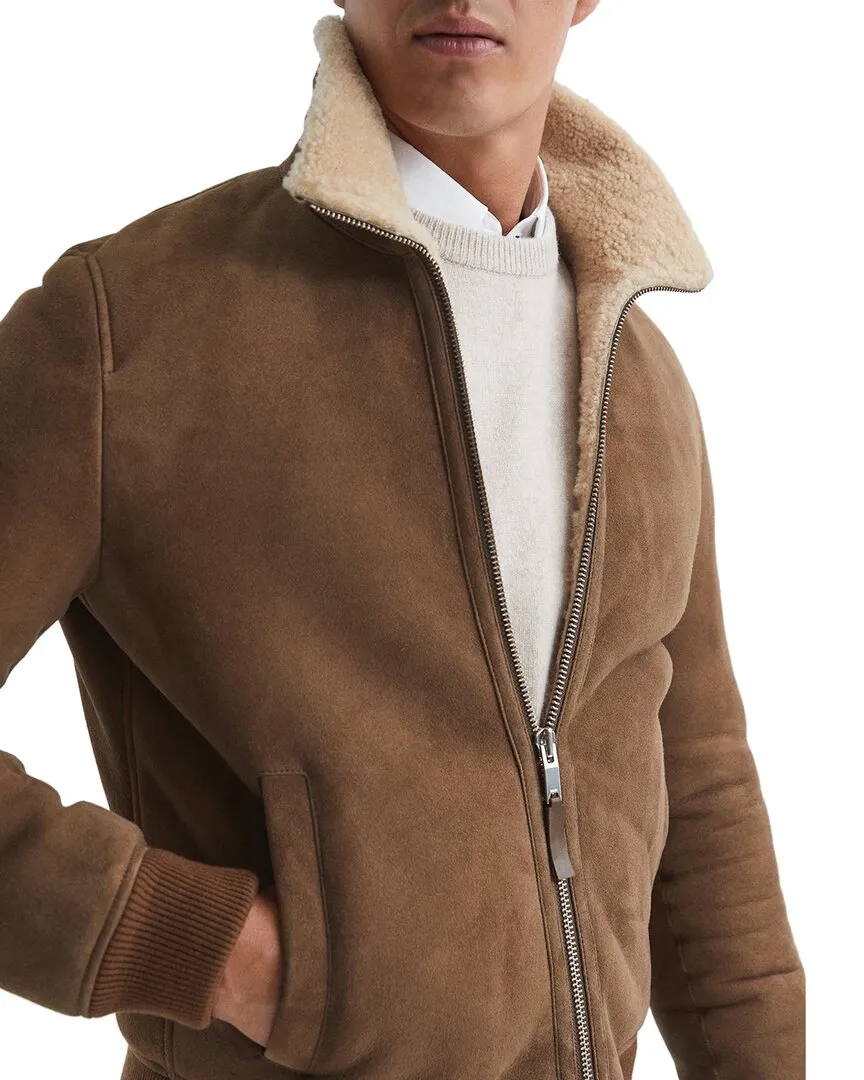 Reiss Loburn Leather Jacket