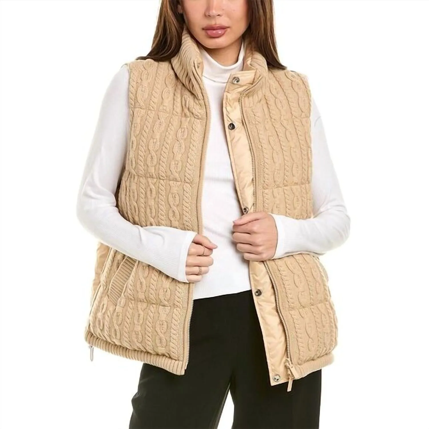 Reversible Vest In Dune
