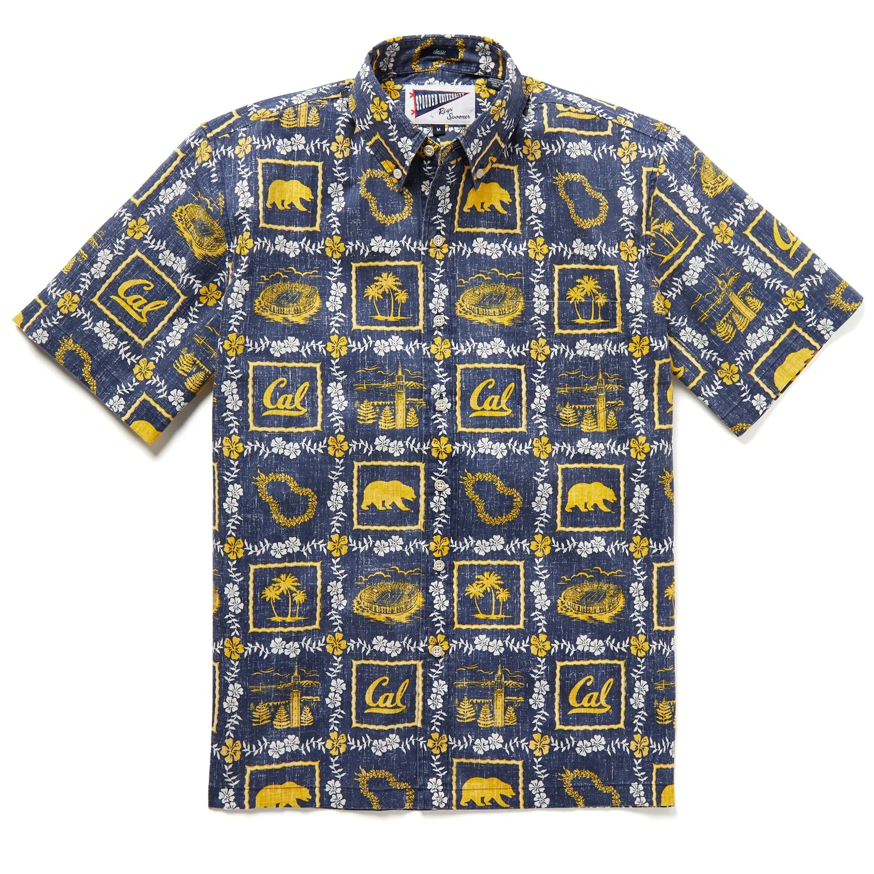 Reyn Spooner UC Berkeley Button Front Camp Shirt