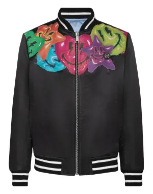 Satin Bomber Smile