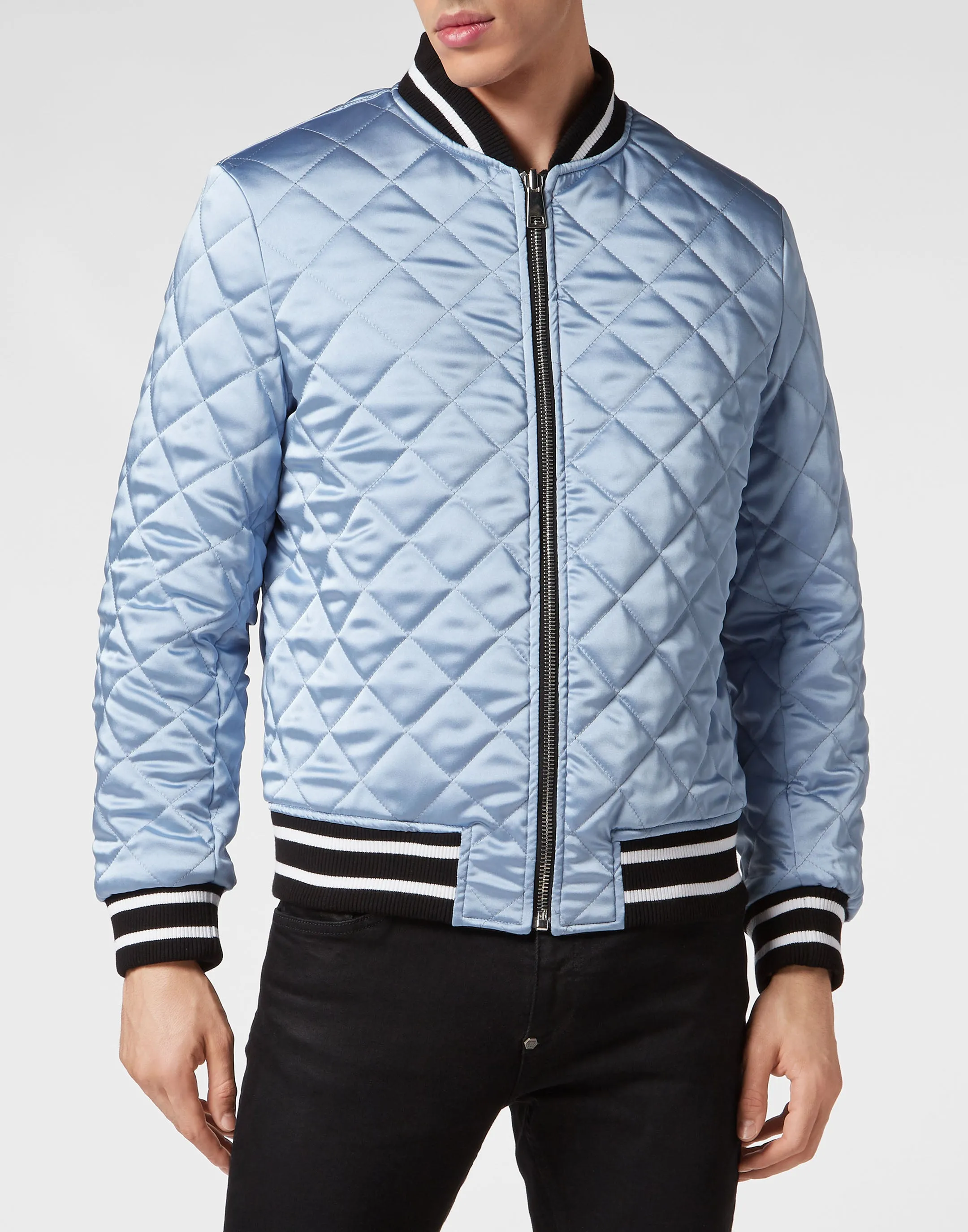 Satin Bomber Smile