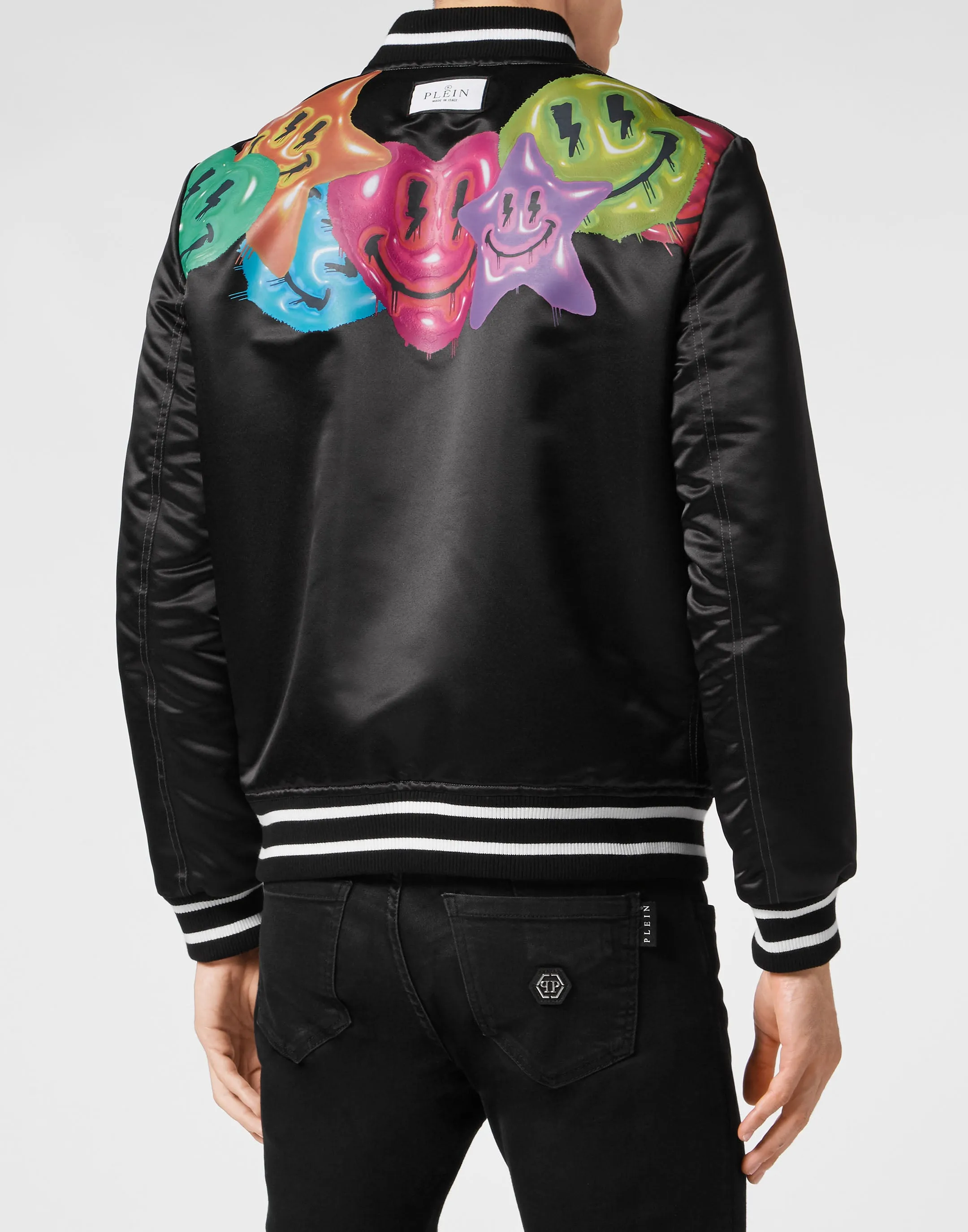 Satin Bomber Smile