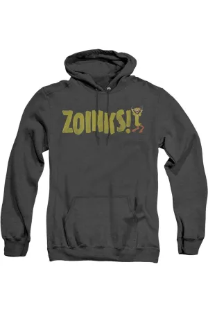 Scooby Doo Zoinks Adult Heather Hoodie / Hooded Sweatshirt