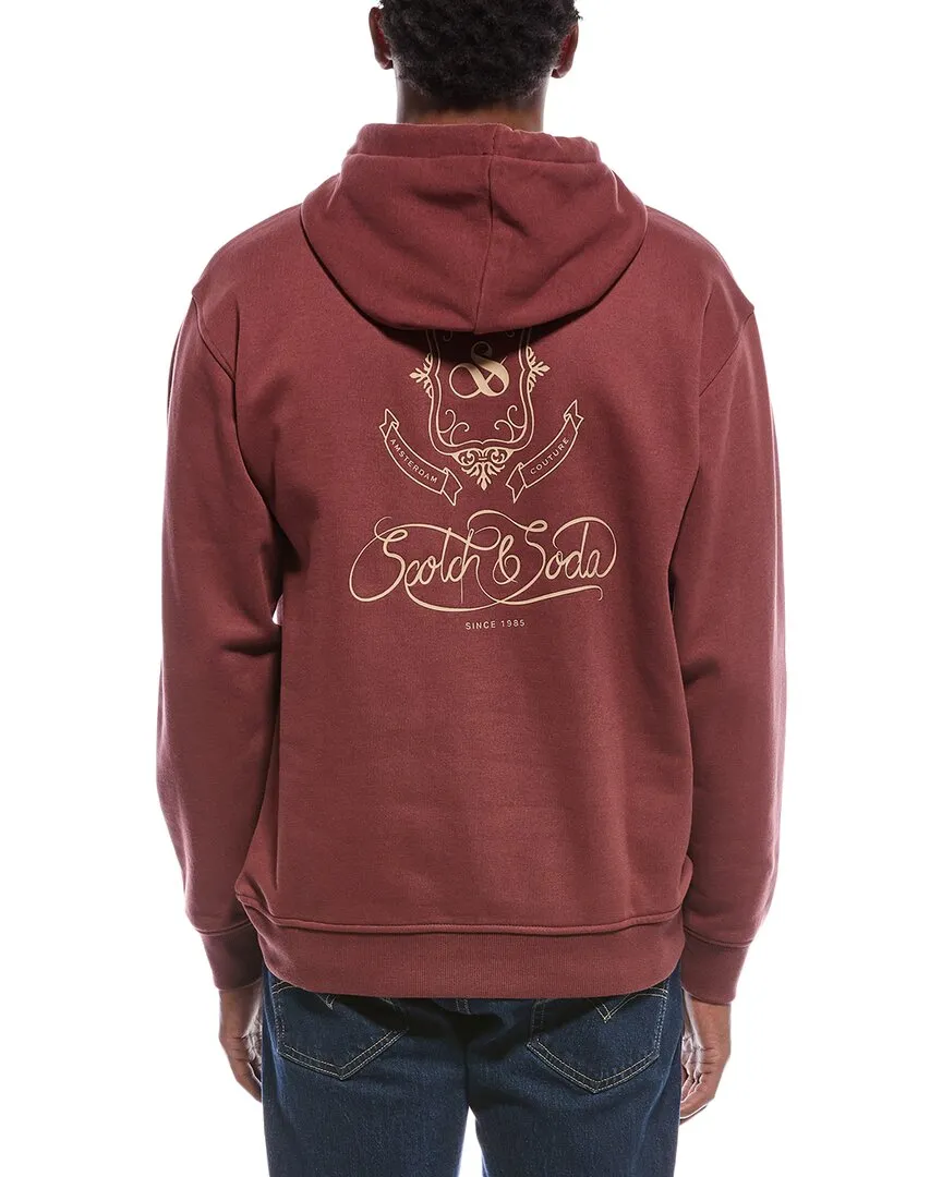 Scotch & Soda Fleece Graphic Hoodie