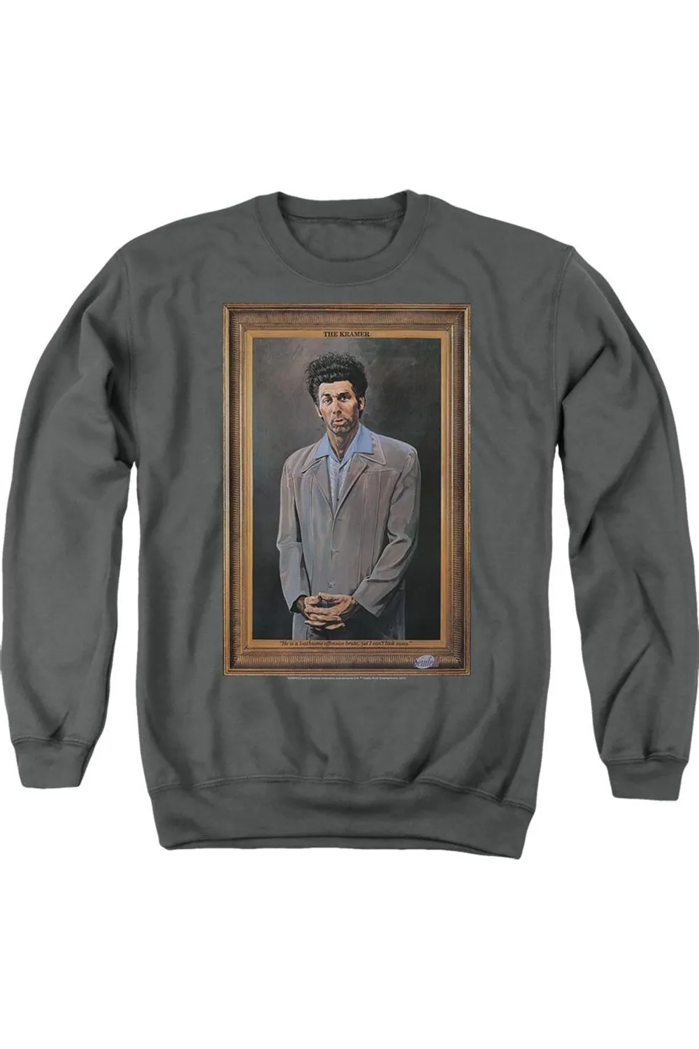 Seinfeld Kramer Portrait Adult Crewneck Sweatshirt