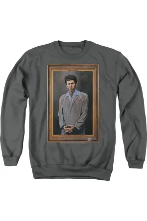 Seinfeld Kramer Portrait Adult Crewneck Sweatshirt