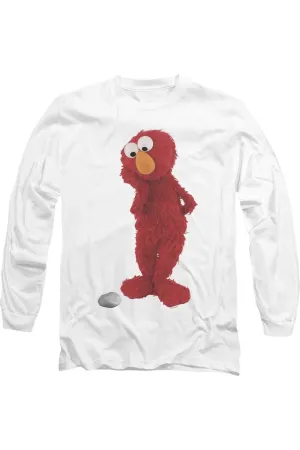 Sesame Street Existential Elmo Long Sleeve Adult Tee / T-Shirt