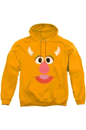 Sesame Street Freddy Face Adult Pull Over Hoodie