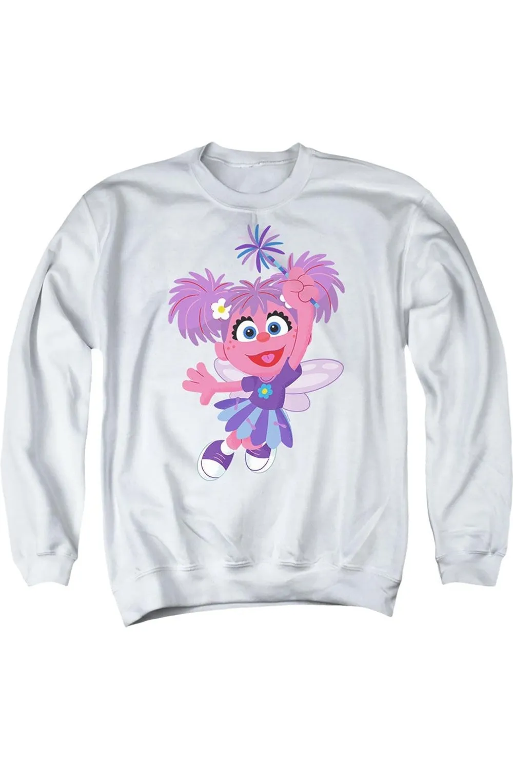 Sesame Street Furry Friends Forever! Abby Cadabby Adult Crewneck Sweatshirt