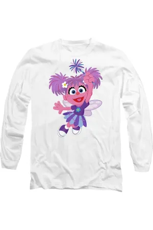 Sesame Street Furry Friends Forever! Abby Cadabby Long Sleeve Adult Tee / T-Shirt