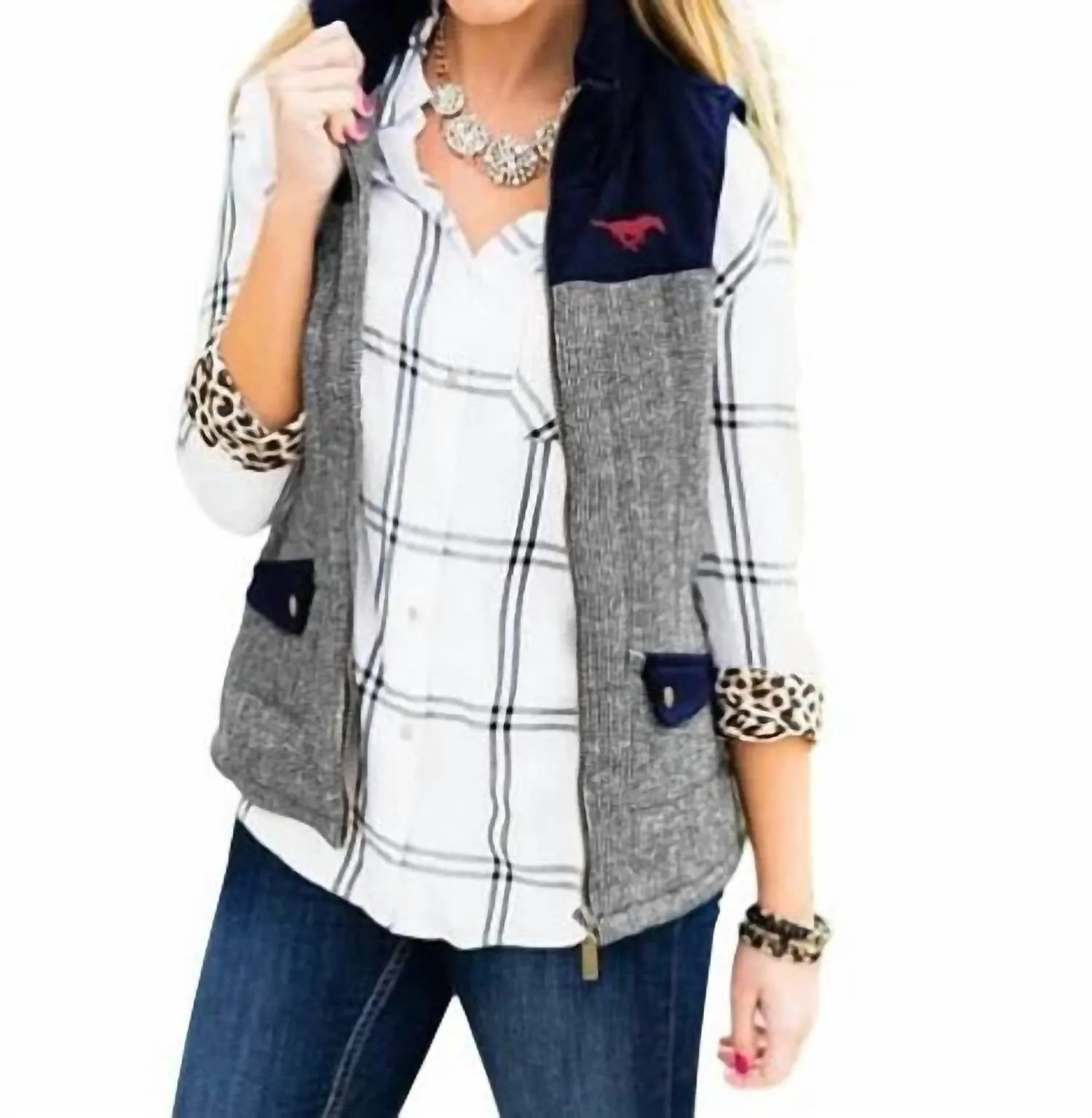 Smu Prep For It Vest In Grey