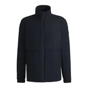 Softshell jacket in washable stretch fabric with packable hood