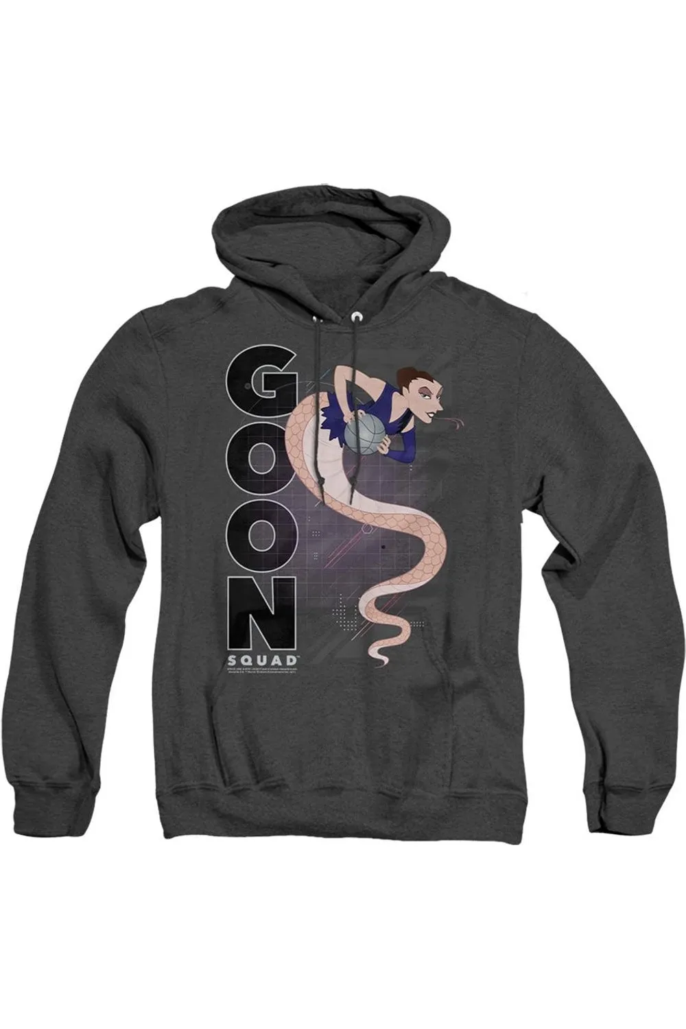 Space Jam 2 White Mamba Adult Heather Hoodie / Hooded Sweatshirt