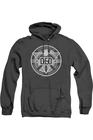 Supergirl Deo Adult Heather Hoodie / Hooded Sweatshirt
