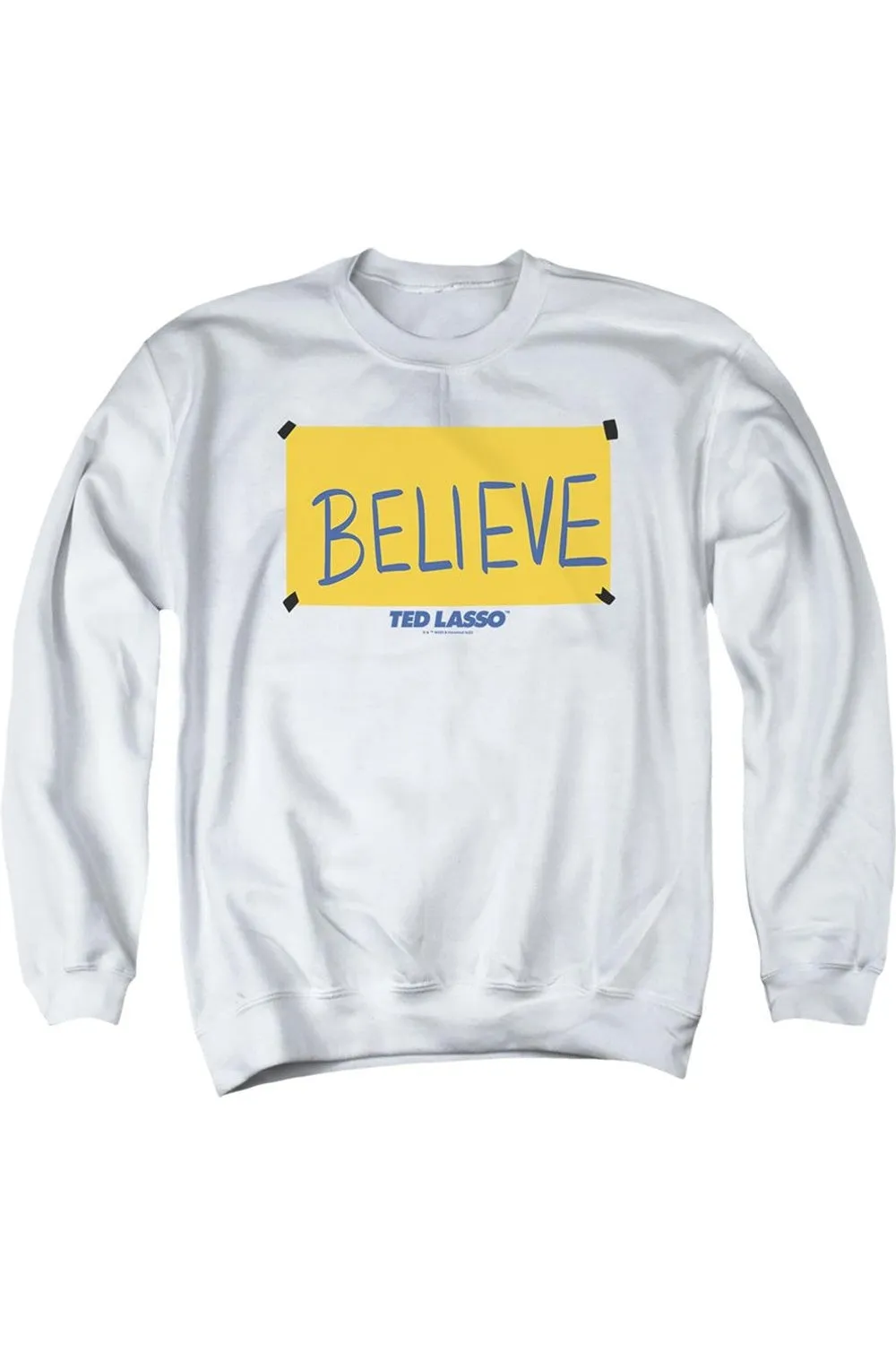 Ted Lasso Ted Lasso Believe Sign Adult Crewneck Sweatshirt