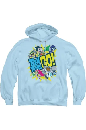 Teen Titans Go Go Adult Pull Over Hoodie / Hooded Sweatshirt