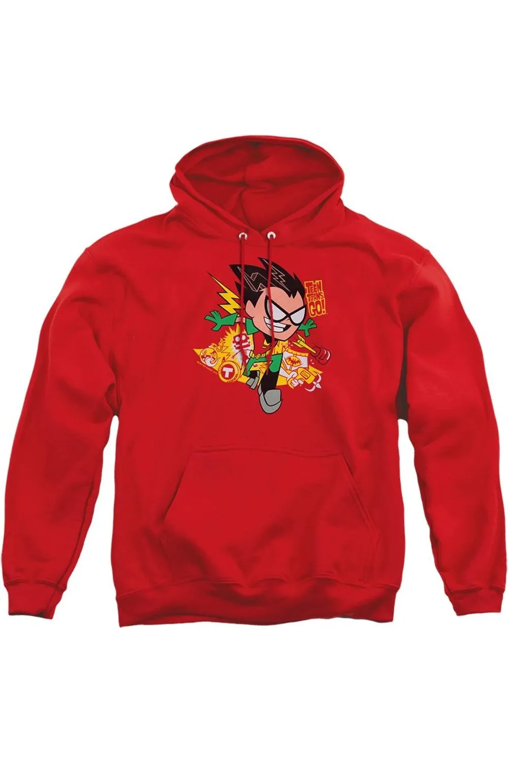 Teen Titans Go Robin Adult Pull Over Hoodie / Hooded Sweatshirt