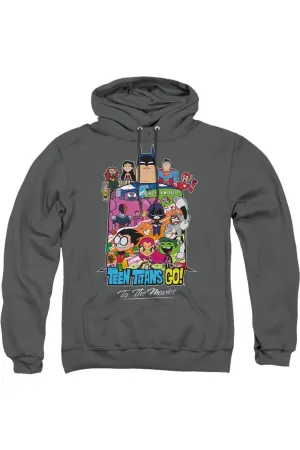 Teen Titans Go To The Movies Hollywood Adult Pull Over Hoodie / Hooded Sweatshirt