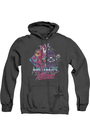 Teen Titans Go To The Movies No Limits Adult Heather Hoodie / Hooded Sweatshirt